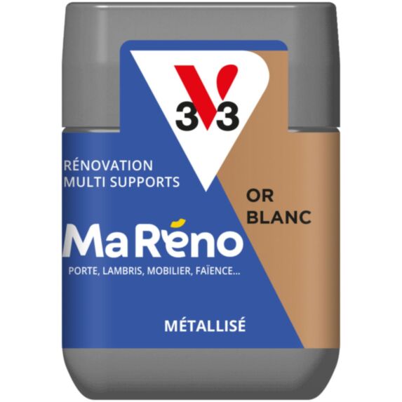 Testeur Peinture Ma Reno or blanc 75ml - V33
