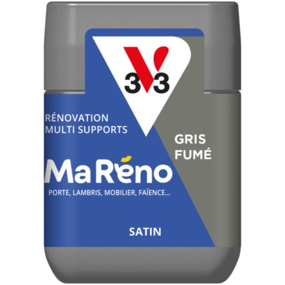 Testeur peinture Ma Reno gris plume satiné 75ml - V33