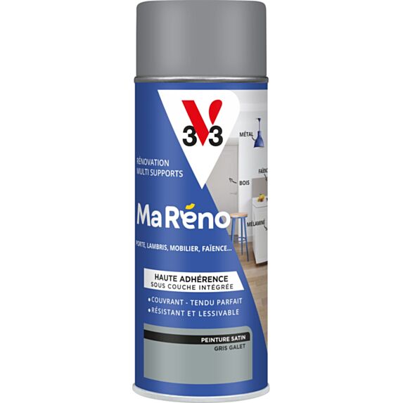 Aérosol Ma Reno gris galet 400ml - V33