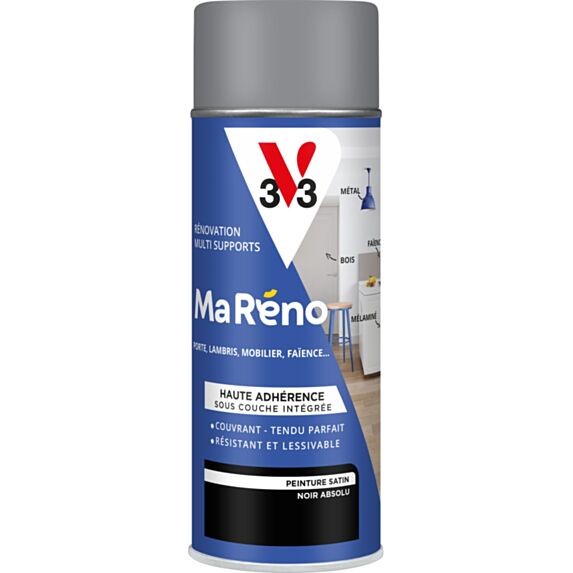 Aérosol Ma Reno noir 400ml - V33