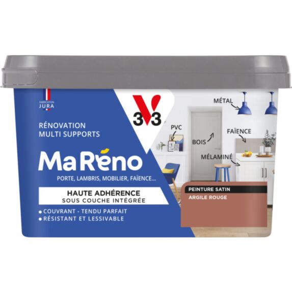 Peinture Ma Reno argile rouge 0,5L - V33