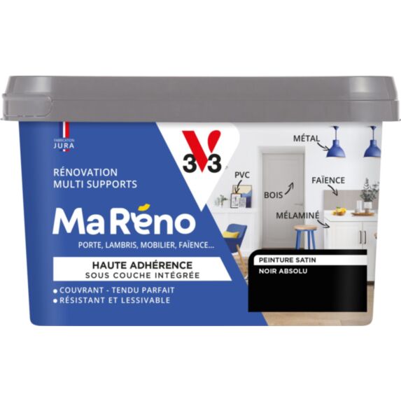 Peinture MA Reno noir satiné 0,5L - V33