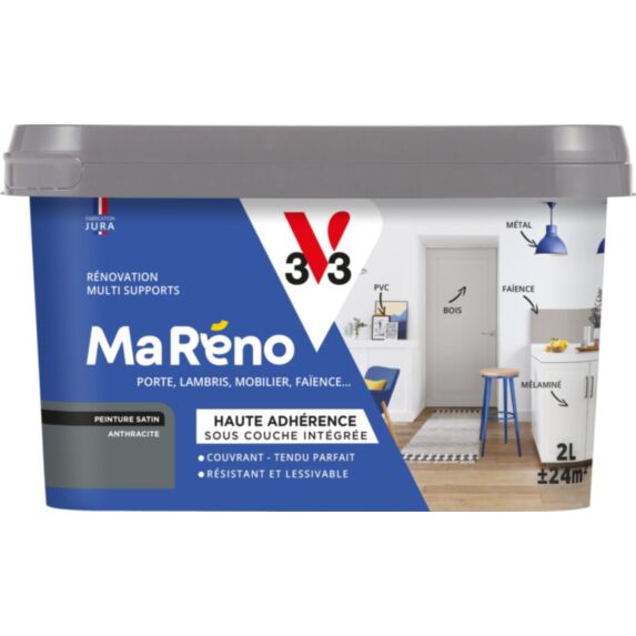 Peinture MA Reno anthracite satin 2L - V33