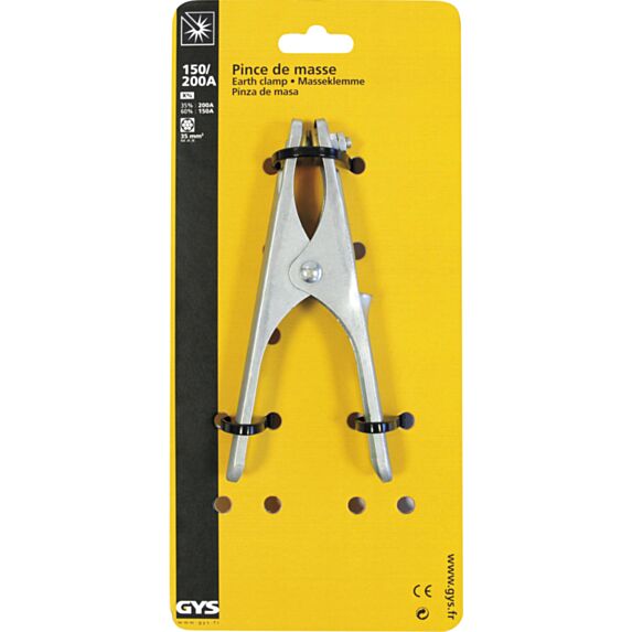 Pince de masse croco 200 A