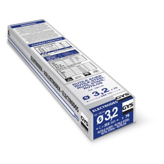 70 électrodes acier diam. 3.2