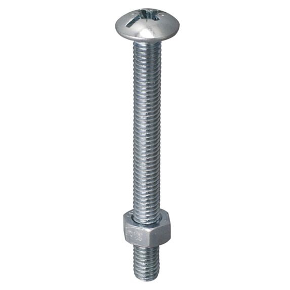 Boulon poelier acier zingué diam4x20 x20