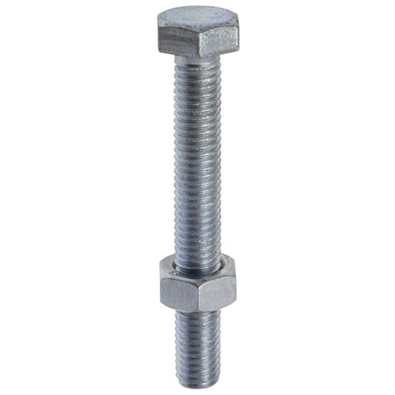 Boulon métaux acier zingué diam5x50 x8