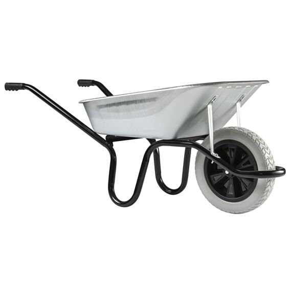 Brouette Aktiv Premium Galva Increvable 100L Gris - HAEMMERLIN