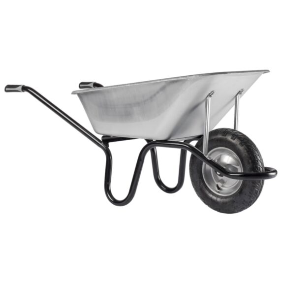 Brouette Aktiv Excellium Galva Roue Gonflée 120L Gris - HAEMMERLIN