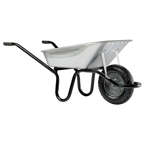Brouette Aktiv Premium Galva Roue Gonflée 100L Gris - HAEMMERLIN