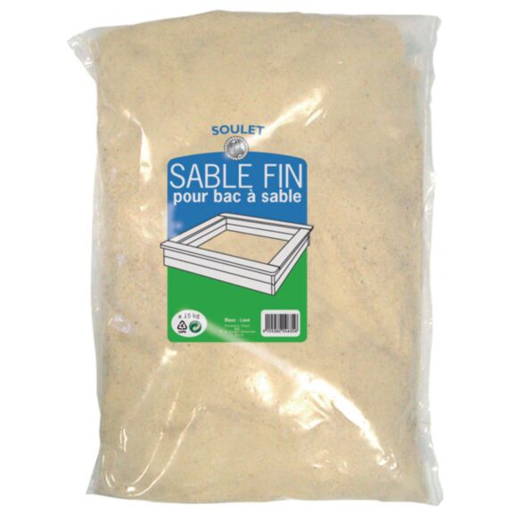 Sac de sable de 15kg pour bac à sable - SOULET