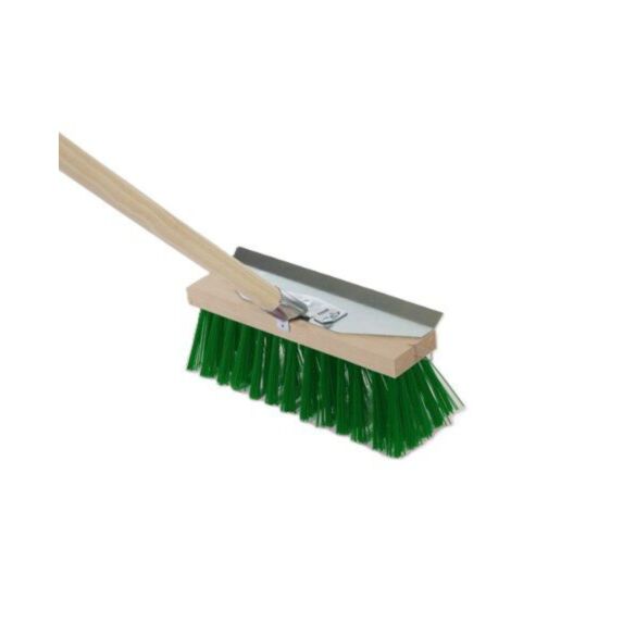 Balai cantonnier 32cm bois + grattoir em - ISEO