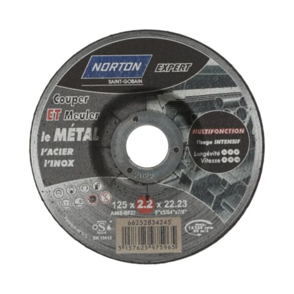 DISQUE MULTIFONCTION 125x22,23