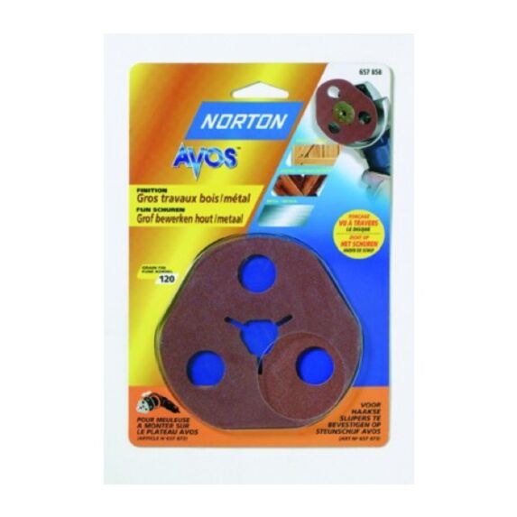 Disques fibre Avos Corindon Ø115 G36 - NORTON