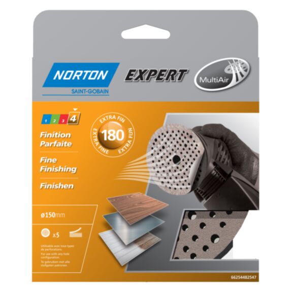 Disques PEx perforation D.150 G.180x5 - NORTON