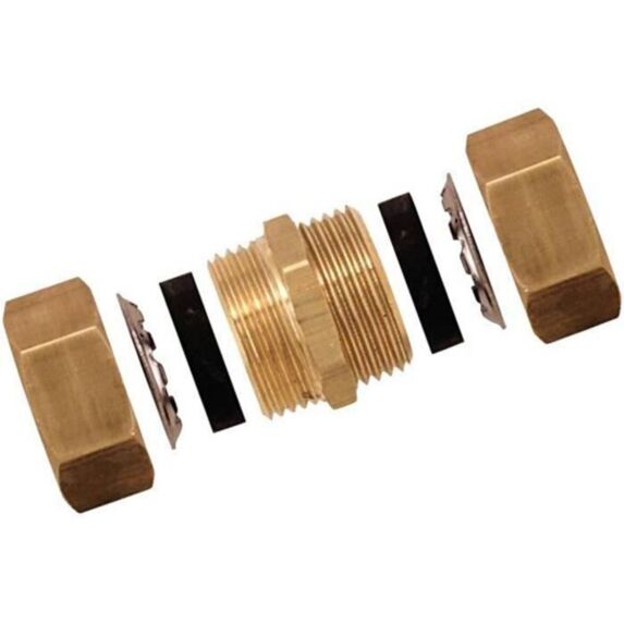 Raccord instantané laiton égal Ø12 15x21 - 1118235 - BOUTTE