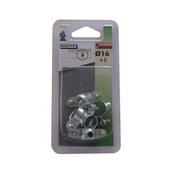 5 colliers fixation simple Ø16 - 1314316 - BOUTTE