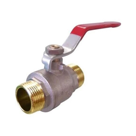 Vanne ¼ tour double mâle 15x21 - 2159343 - BOUTTE