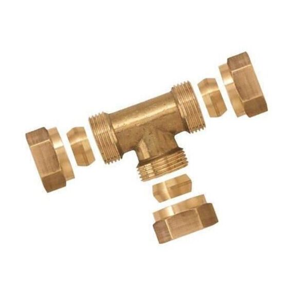 Té bicône laiton Ø16 - 3117533 - BOUTTE