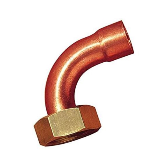 Raccord à emboiture Coude laiton femelle 15x21 Ø14 3122698 - BOUTTE