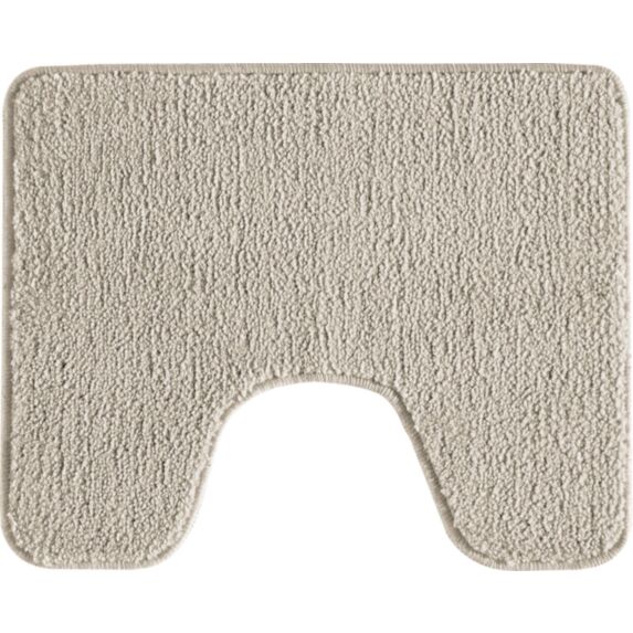 Tapis de Bain Contour WC Antidérapant Polynésie Polyester 50x40cm Écru - GUY LEVASSEUR
