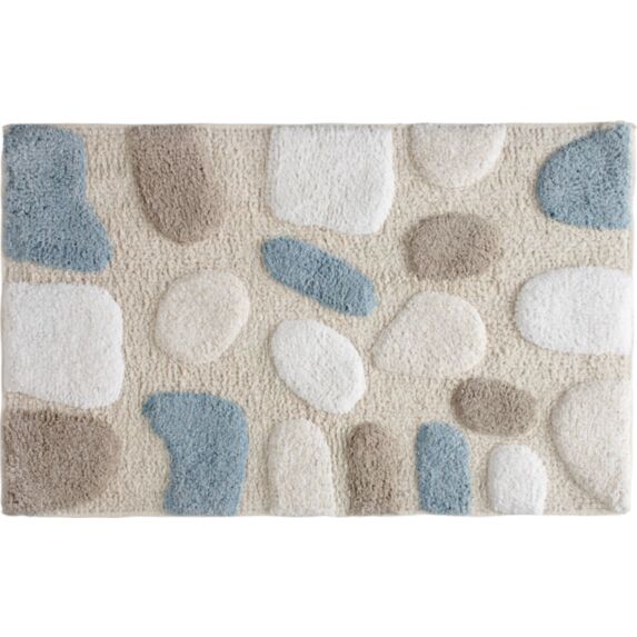 Tapis de Bain Galet Coton 50x80cm Beige - GUY LEVASSEUR