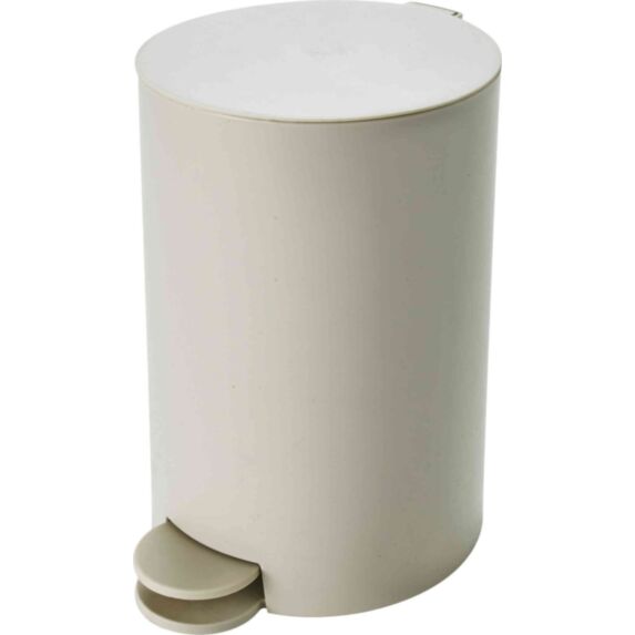 Poubelle à pédale Pop 3L blanc - LEVASSEUR