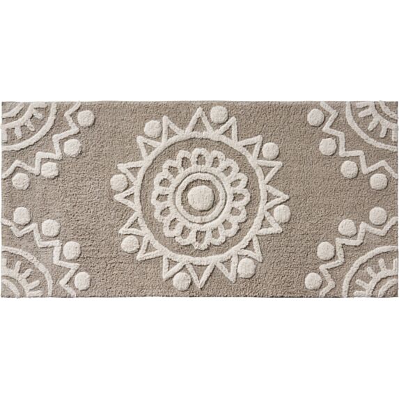 Tapis de Bain Pondichery Coton 60x120cm Beige - GUY LEVASSEUR
