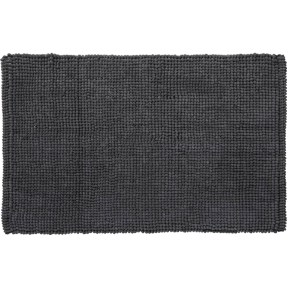 Tapis de Bain Antidérapant Bali Polycoton 50x80cm Anthracite - GUY LEVASSEUR