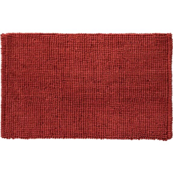 Tapis de Bain Antidérapant Bali Polycoton 50x80cm Terracotta