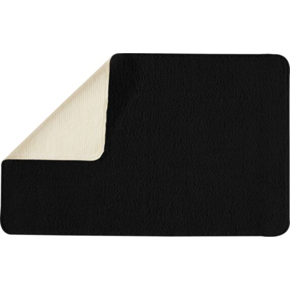 Tapis de bain Polynesie 50x80cm noir - LEVASSEUR