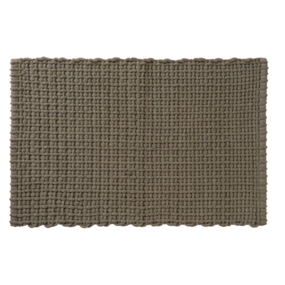 Tapis salle de bain Corde 50x80cm kaki