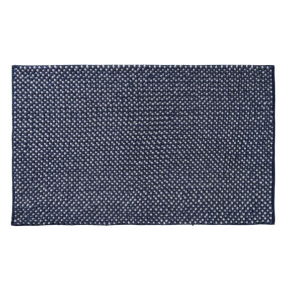 Tapis de bain fantaisie Bouclette 50x80cm marine - LEVASSEUR