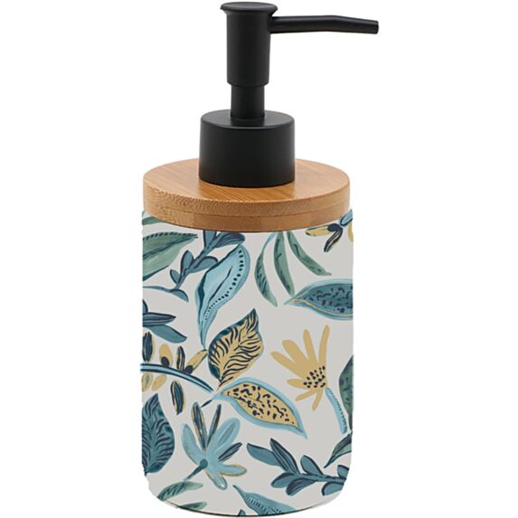 Distributeur de savon Jungle bleu céramique - LEVASSEUR