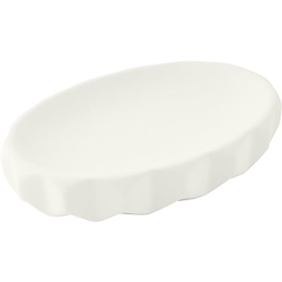 Porte savon Facette blanc - LEVASSEUR