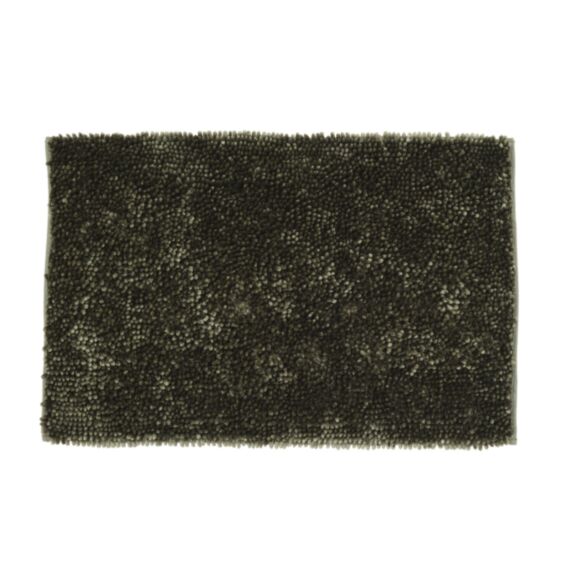 Tapis de bain uni Shiny 50x80 kaki - LEVASSEUR