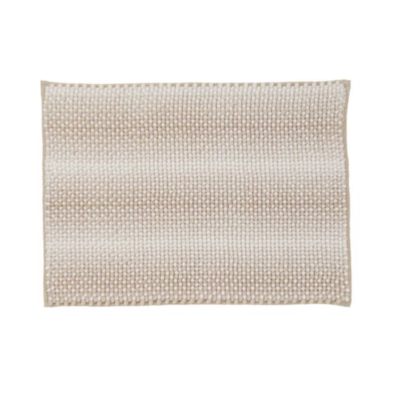 Tapis de bain fantaisie Shade 50x80 beige - LEVASSEUR