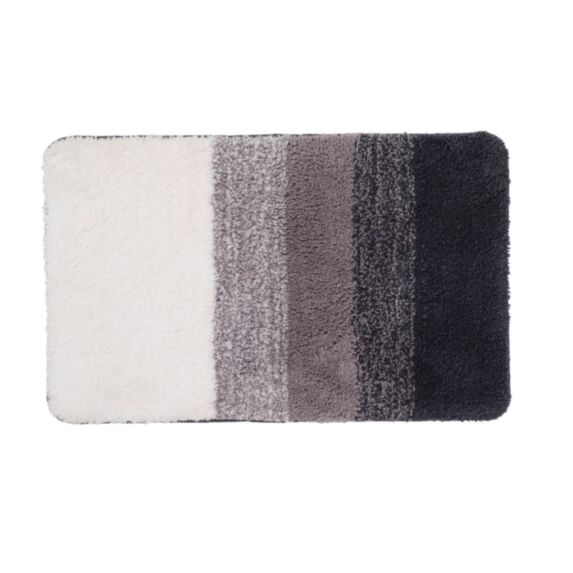 Tapis de bain fantaisie Energy polyester tufté gris 50x80cm