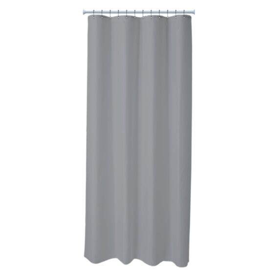 Rideau de douche Essential 180x200 gris - LEVASSEUR