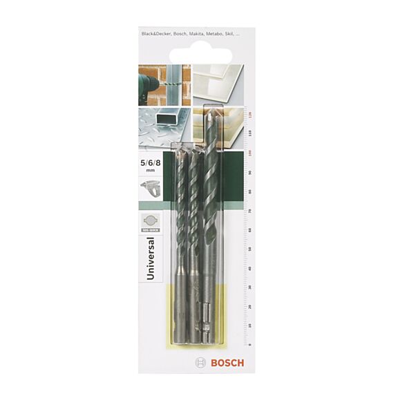 Set de Forets Polyvalents 3 pièces SDS-Quick - BOSCH