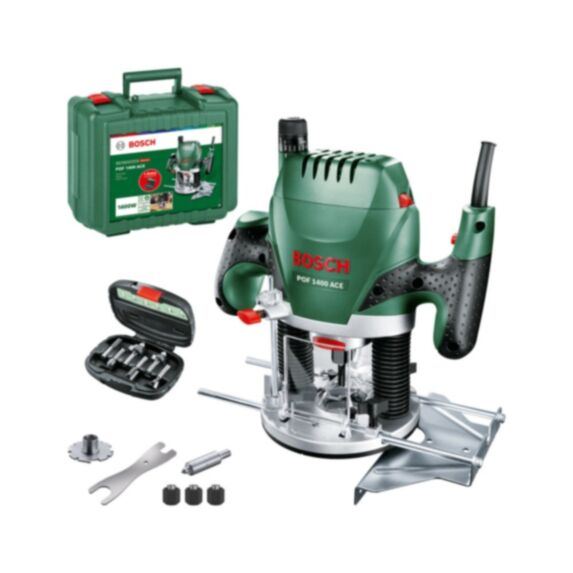 Défonceuse POF 1400 ACE 1400W + 6 fraises - BOSCH