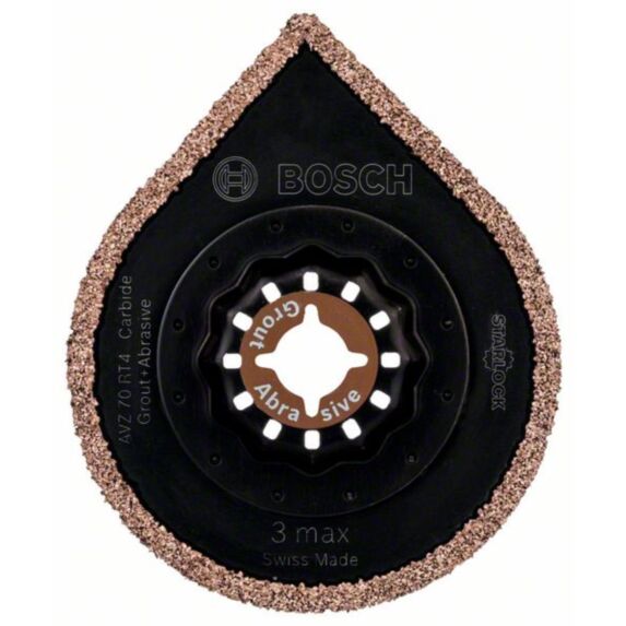 Lame Segment à Concrétion Carbure 3MAX AVZ 70 RT4 Starlock - BOSCH