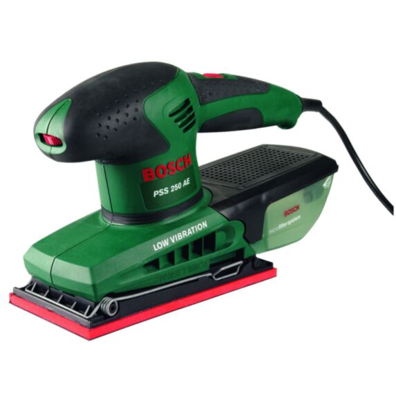 Ponceuse vibrante PSS250AE + 25 abrasifs 250W - BOSCH