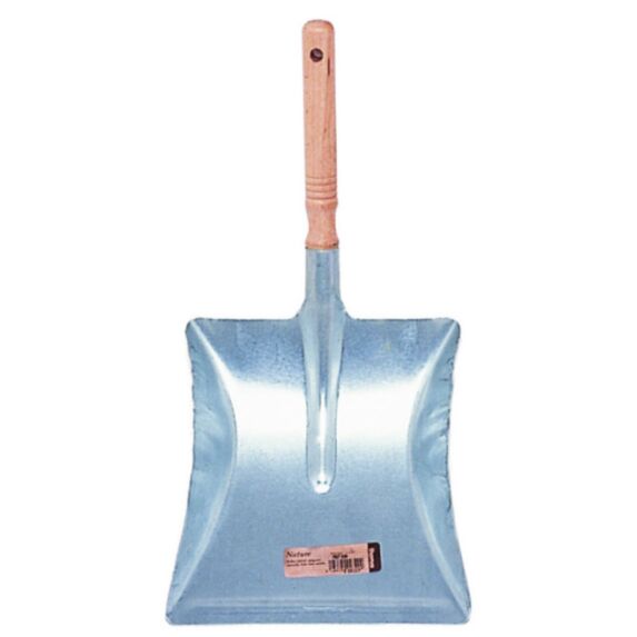 Pelle métal zingue manche bois