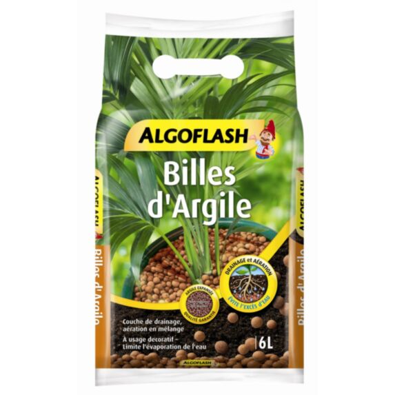 Billes d'argile expansé Ø10-20mm 6L - ALGOFLASH