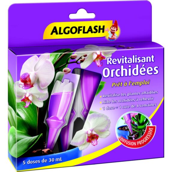 5 monodoses revitalisantes orchidées 30ml - COMPO ALGOFLASH