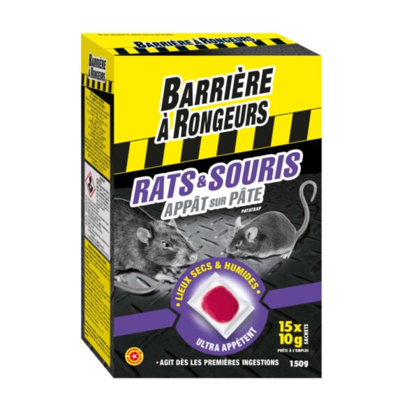Rats & Souris - Appât sur pâte 150gr 
