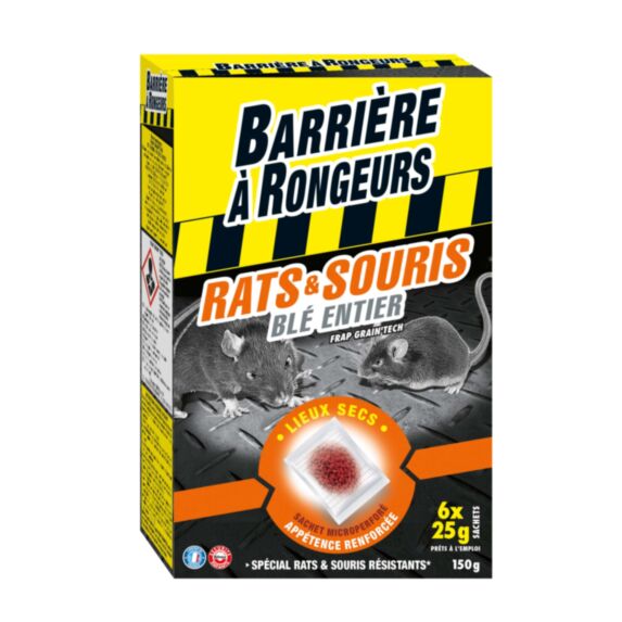 Rats & Souris - Appât sur céréales 150gr
