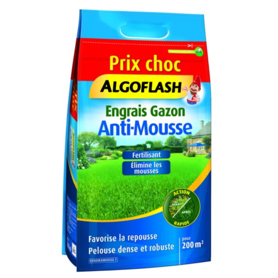 Engrais Gazon Anti-mousse 6kg