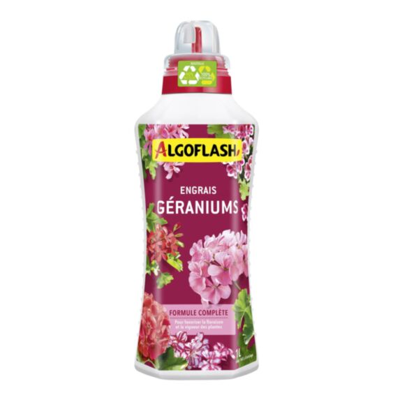 Engrais géraniums 1L - ALGOFLASH